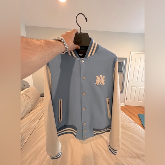 Amiri Varsity Jacket, size Large, only wore once!